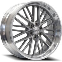 Corsart Wheel Kingpin 6 Gloss Brushed With Diamond Cut Lip - 24x10 - 6x139.7 Bolt Pattern - 25 Offset Rims