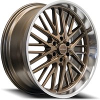 Corsart Wheel Kingpin 6 Matte Bronze With Diamond Cut Lip - 24x10 - 6x139.7 Bolt Pattern - 25 Offset Rims