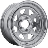 Pacer Wheel 28GA Galvanized Spoke Trailer Gray