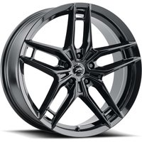 Platinum Wheel 464BK Lotus Black - 18x8 - 5x112 Bolt Pattern - 40 Offset Rims