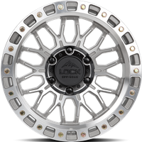Lock Offroad Wheel Combat Machined With Clear Coat