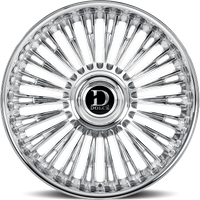 Dolce Luxury Wheel RAZZO Chrome - 26x10 - 5x112 Bolt Pattern - 30 Offset Rims