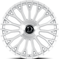 Dolce Luxury Wheel ROMA Glossy Sliver Brush Face