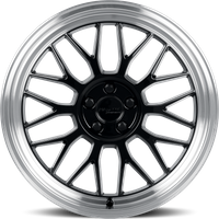 Katana Racing Wheel KR06 Gloss Black Machined Lip - 18x8