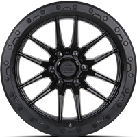 Lock Offroad Wheel Krawler Matte Black W Matte Black Ring