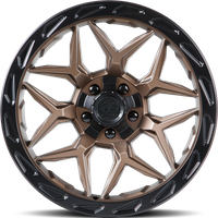 Lock Offroad Wheel Matrix Matte Bronze W Matte Black Ring