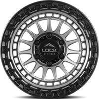 Lock Offroad Wheel Mojave Matte Grey W Matte Black Ring