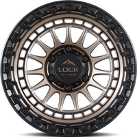 Lock Offroad Wheel Mojave Matte Bronze W Matte Black Ring