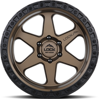 Lock Offroad Wheel Olympus Matte Desert Bronze W Matte Black Ring