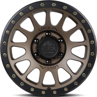 Lock Offroad Wheel Yosemite Matte Desert Bronze W Matte Black Ring - 17x9 - 5x127 Bolt Pattern - 0 Offset Rims