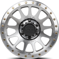 Lock Offroad Wheel Yosemite Machined With Clear Coat - 17x9