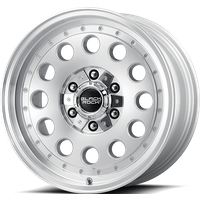 Black Rock Wheel 960MS Machined Silver