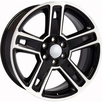 OE Wheel CV74 Black Machined - 22x9 - 6x139.7 Bolt Pattern - 24 Offset Rims