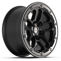 Defiant Wheel DF01 Satin Black - 17x8 - 5x127 Bolt Pattern - 12 Offset Rims