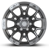 Defiant Wheel DF04 Satin Gunmetal - 20x9 - 6x135 Bolt Pattern - 12 Offset Rims