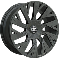 Drastic Wheel DS13 Black - 20x8.5 - 5x114.3 Bolt Pattern - 35 Offset Rims