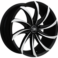 Drastic Wheel DS1 Black Machined - 18x8
