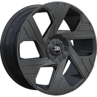 Drastic Wheel DS8 Black - 20x8.5 - 5x114.3 Bolt Pattern - 35 Offset Rims