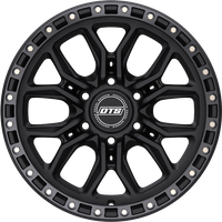 Dropstars Wheel 608BB Matte Black With Gloss Black Ring