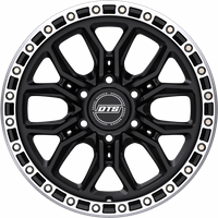 Dropstars Wheel 608MSB Satin Black With Machined Ring