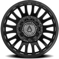 Arena Wheel Dually Sultan Front Gloss Black - 22x8.25