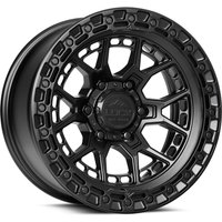 Lock Offroad Wheel Commando Matte Black W Matte Black Ring