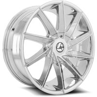 Azara Wheel AZA-506 Chrome - 30x9.5 - 5x115 Bolt Pattern - 15 Offset Rims