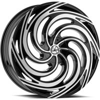 Azara Wheel AZA-519 Gloss Black Machined - 30x9.5 - 6x135 Bolt Pattern - 25 Offset Rims