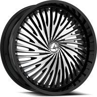 Azara Wheel AZA-526 Gloss Black Machined - 30x9.5 - 6x135 Bolt Pattern - 22 Offset Rims