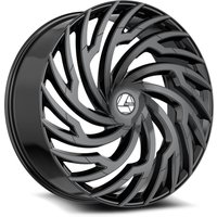 Azara Wheel AZA-536 Gloss Black - 30x9.5 - 6x135 Bolt Pattern - 22 Offset Rims