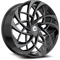 Azara Wheel AZA-540 Gloss Black - 30x9.5 - 6x135 Bolt Pattern - 22 Offset Rims