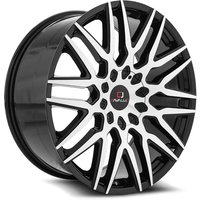 Cavallo Wheel CLV-24 Gloss Black Machined - 22x9.5 - 5x115 Bolt Pattern - 15 Offset Rims