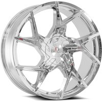 Cavallo Wheel CLV-26 Chrome - 20x8.5 - 5x114.3 Bolt Pattern - 35 Offset Rims