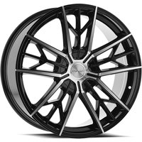 Cavallo Wheel CLV-39 Gloss Black Machined - 20x8.5 - 5x112 Bolt Pattern - 35 Offset Rims