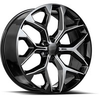 O.E. Revolution Wheel G-09 Gloss Black Milled - 30x10 - 6x139.7 Bolt Pattern - 31 Offset Rims