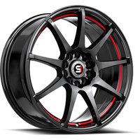Spec-1 Wheel SP-67 Gloss Black & Red Line