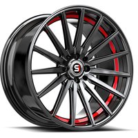 Spec-1 Wheel SP-69 Gloss Black & Red Undercut