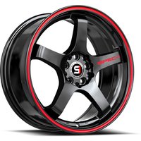 Spec-1 Wheel SPT-31 Gloss Black & Red Line