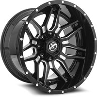 XF Off-Road Wheel XF-222 Gloss Black Milled