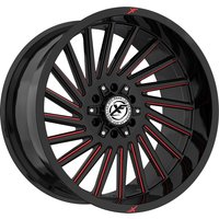 XF Off-Road Wheel XF-239 Gloss Black Red Milled