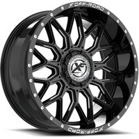 XF Off-Road Wheel XF-242 Gloss Black Milled