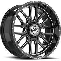 XF Off-Road Wheel XF-244 Gloss Black Milled