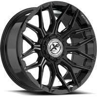 XF Off-Road Wheel XF-246 Gloss Black & Milled Lettering