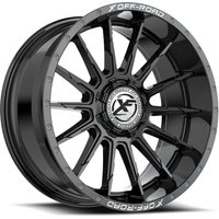 XF Off-Road Wheel XF-247 Gloss Black & Milled Lettering
