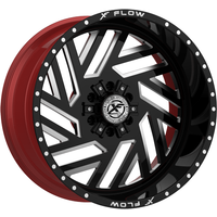 XF Off-Road Wheel XFX-304 Gloss Black Red Milled