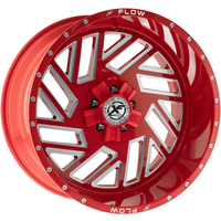 XF Off-Road Wheel XFX-304 Red Milled - 22x12 - 5x139.7 Bolt Pattern - -44 Offset Rims