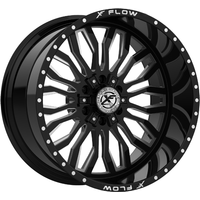 XF Off-Road Wheel XFX-305 Gloss Black Milled - 24x14 - 6x135 Bolt Pattern - -76 Offset Rims