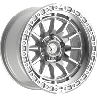 Fittipaldi Offroad Wheel FT114MSL Machined Silver Machined Lip - 17x8.5