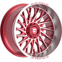 Fittipaldi Offroad Wheel FA08MR Machined Red - 22x12