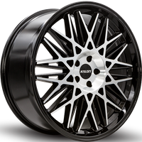 Kalon Wheels Wheel Kolossus Gloss Black Machined Face - 22x9.5